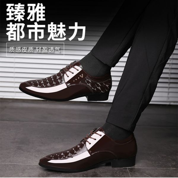 autumn new products men's shoes business formal wear men's leather shoes large size england pointed-toe bright surface youth cas, Black
autumn new products men's shoes business formal wear men's leather shoes large size england pointed-toe bright surface youth cas, Black