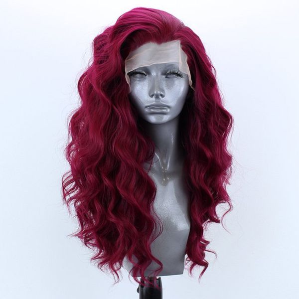 rongduoyi 26 inch body wave synthetic lace front wig glueless heat resistant fiber hair front lace wigs for women with side part, Black
rongduoyi 26 inch body wave synthetic lace front wig glueless heat resistant fiber hair front lace wigs for women with side part, Black