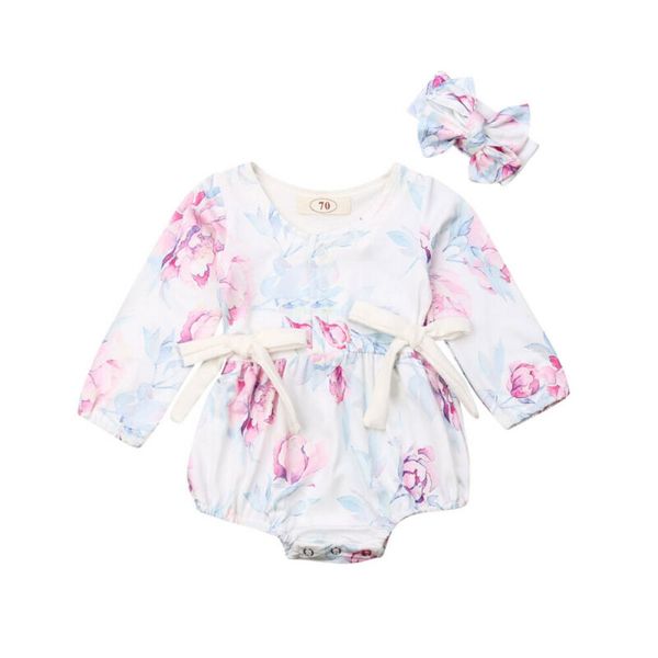 2pcs newborn baby girl autumn clothes floral romper long sleeve jumpsuit outfits, Blue
2pcs newborn baby girl autumn clothes floral romper long sleeve jumpsuit outfits, Blue