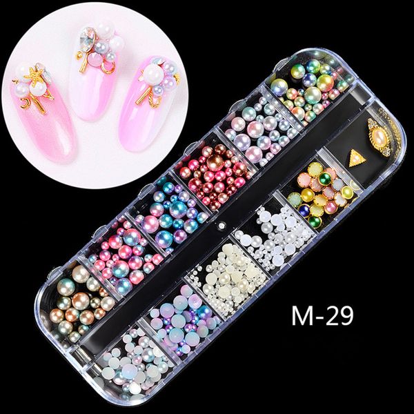 1 box mixed packs multi-size manicure nail art 3d decoration nail art for diy#m29, Silver;gold
1 box mixed packs multi-size manicure nail art 3d decoration nail art for diy#m29, Silver;gold