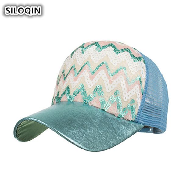 siloqin women's breathable mesh cap adjustable size personality sequined ventilation baseball caps for women snapback cap, Blue;gray
siloqin women's breathable mesh cap adjustable size personality sequined ventilation baseball caps for women snapback cap, Blue;gray