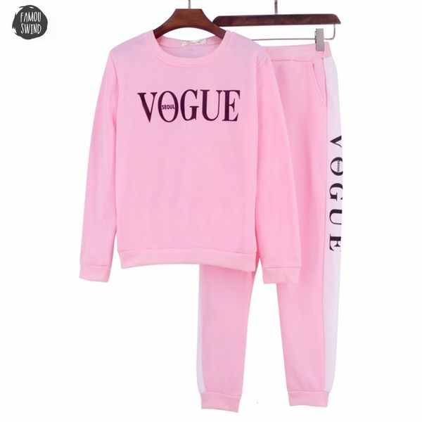 winter 2 piece set women vogue letters printed sweatshirt pants suit tracksuits autumn long sleeve sportswear outfit, White
winter 2 piece set women vogue letters printed sweatshirt pants suit tracksuits autumn long sleeve sportswear outfit, White