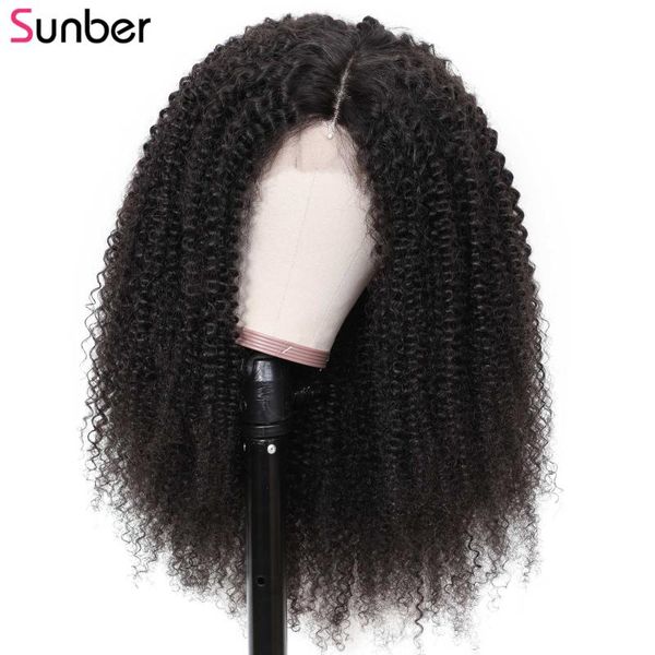 sunber hair13x4/6 mongolian kinky curly glueless lace front human hair wigs 150%density remy re-pulcked lace front wigs, Black;brown
sunber hair13x4/6 mongolian kinky curly glueless lace front human hair wigs 150%density remy re-pulcked lace front wigs, Black;brown