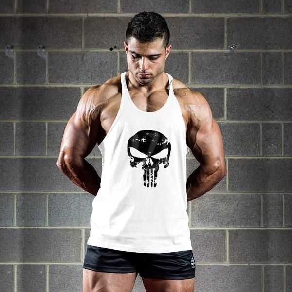 the punisher men ' marvel bodybuilding fitness workout vest stringer sportswear undershirt lifting sleeveless shirt tank designer, White;black
the punisher men ' marvel bodybuilding fitness workout vest stringer sportswear undershirt lifting sleeveless shirt tank designer, White;black