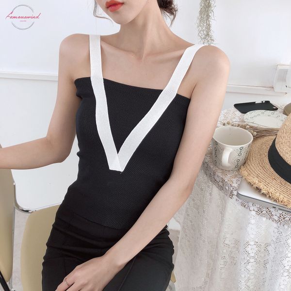 summer women knitting solid cropped camis sleeveless tee shirts girls tank knitwear patchwork v straps girls, White
summer women knitting solid cropped camis sleeveless tee shirts girls tank knitwear patchwork v straps girls, White