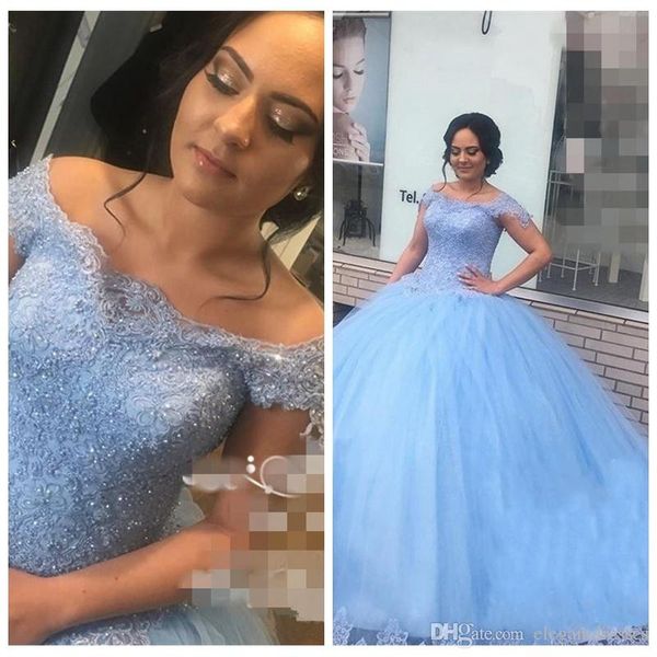 elegant off shoulder ball gown women evening dresses lace appliques beaded pearls cusotmized lace up back vestidos de marriage, Black;red
elegant off shoulder ball gown women evening dresses lace appliques beaded pearls cusotmized lace up back vestidos de marriage, Black;red