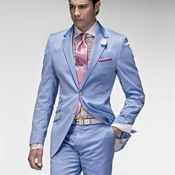 new fashion men's suit man light blue suit suits, dresses of the groom's man (coat + pants + tie)wedding, White;black
new fashion men's suit man light blue suit suits, dresses of the groom's man (coat + pants + tie)wedding, White;black