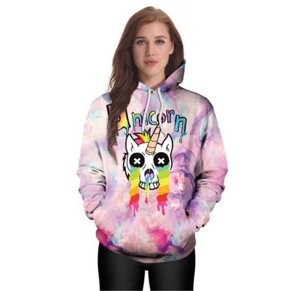ladies cartoon unicorn rainbow hoodies women harajuku fantacy hooded sweatshirt jumper hoody for women pocket pullover, Black
ladies cartoon unicorn rainbow hoodies women harajuku fantacy hooded sweatshirt jumper hoody for women pocket pullover, Black