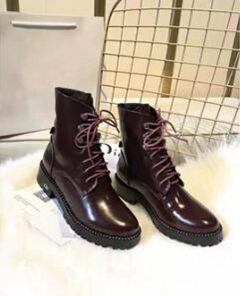 brand new womens lace up motorcycle square heel snow winter ankle boots martin cow leather booties sz35-40, Black
brand new womens lace up motorcycle square heel snow winter ankle boots martin cow leather booties sz35-40, Black