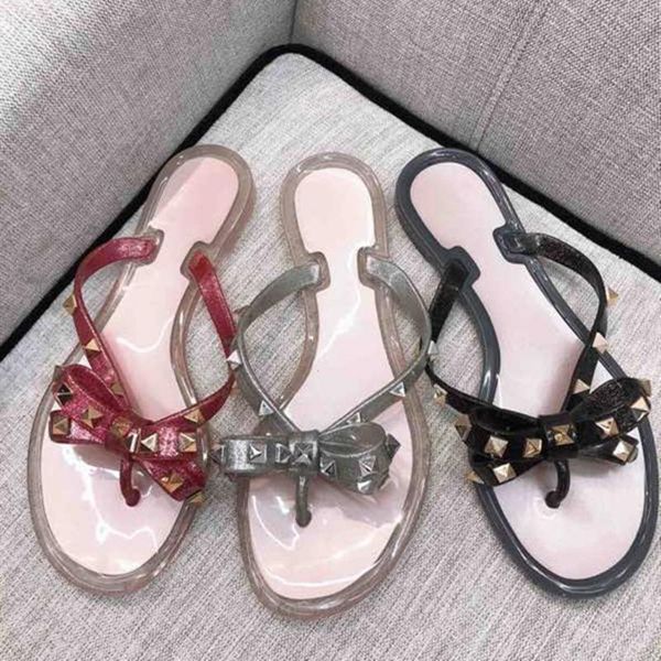women's shoes luxury designer slippers summer beach outside shoes flip flops sell flat environmentally friendly rivets, Black
women's shoes luxury designer slippers summer beach outside shoes flip flops sell flat environmentally friendly rivets, Black