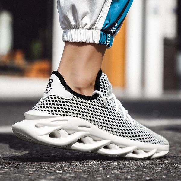 nice male lace-up chunky sneakers non slip casual shoes men mesh sneakers breathable outdoor jogging walking shoes size 38-55, Black
nice male lace-up chunky sneakers non slip casual shoes men mesh sneakers breathable outdoor jogging walking shoes size 38-55, Black