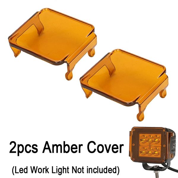 2x snap on led work light bar dust proof protective covers amber black red green blue clear shell for 3x3" square cube pods 18w
2x snap on led work light bar dust proof protective covers amber black red green blue clear shell for 3x3" square cube pods 18w