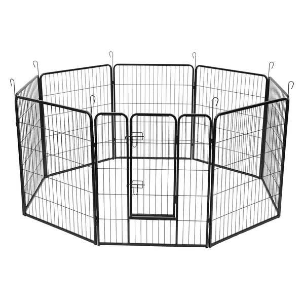 40" собака pet playpen heavy duty металл упражнение забор hammigrid 8 панель черная ограждение собака клетка
40" собака pet playpen heavy duty металл упражнение забор hammigrid 8 панель черная ограждение собака клетка