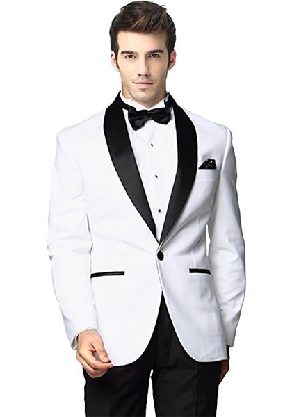 shawl lapel wedding tuxedos slim fit suits for men groomsmen suit two pieces prom formal suits (jacket+pants+tie) 343, Black;gray
shawl lapel wedding tuxedos slim fit suits for men groomsmen suit two pieces prom formal suits (jacket+pants+tie) 343, Black;gray