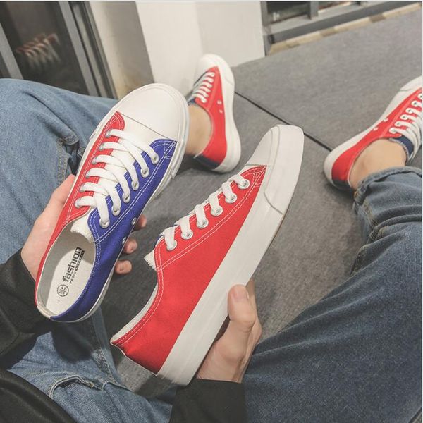 new fashion men women casual shoes designer womens canvas shoes blue red white green classic mens flat shoes, Black
new fashion men women casual shoes designer womens canvas shoes blue red white green classic mens flat shoes, Black
