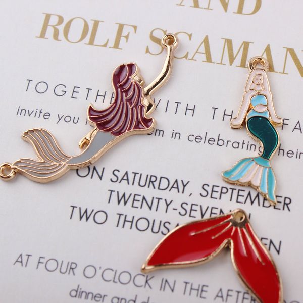 romantic drop oil diy ocean charm beach style princess fish tail creative new tricolor handmade diy parts mermaid pendant 10pcs, Bronze;silver
romantic drop oil diy ocean charm beach style princess fish tail creative new tricolor handmade diy parts mermaid pendant 10pcs, Bronze;silver