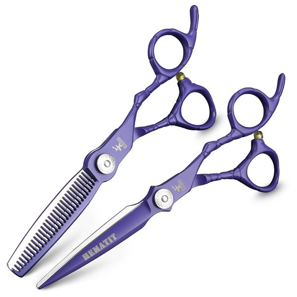 xuanfeng purple 6 inch professional hair scissors japan 440c cutting and thinning scissors set hair salon styling tools shears
xuanfeng purple 6 inch professional hair scissors japan 440c cutting and thinning scissors set hair salon styling tools shears