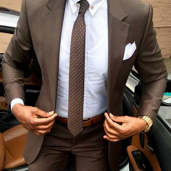 cool brown one button wedding tuxedos peaked lapel mens pants suits man jacket blazer prom dinner 2 piece suits (jacket+pants), Black;gray
cool brown one button wedding tuxedos peaked lapel mens pants suits man jacket blazer prom dinner 2 piece suits (jacket+pants), Black;gray