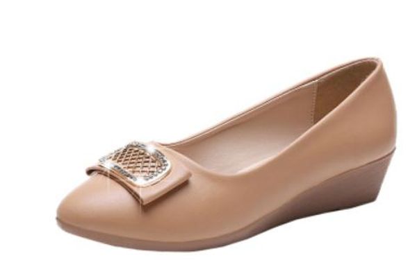 2020 women's shoes in spring and autumn with new style slope heel round head bowknot@5110, Black
2020 women's shoes in spring and autumn with new style slope heel round head bowknot@5110, Black