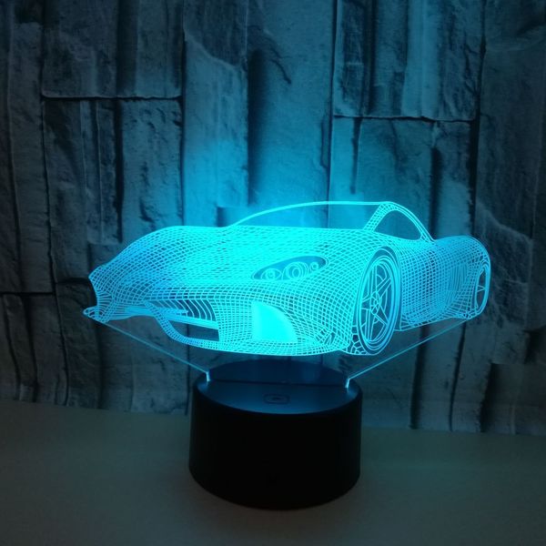 new pattern sports car 3d small night-light colorful touch usb power supply led vision lamp automobile 3d small desk lamp
new pattern sports car 3d small night-light colorful touch usb power supply led vision lamp automobile 3d small desk lamp