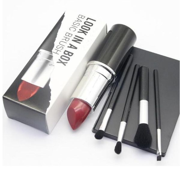 brand make up look in a box basic brush 4шт / набор кистей набор с большой помада форма holder mc makeup tools
brand make up look in a box basic brush 4шт / набор кистей набор с большой помада форма holder mc makeup tools