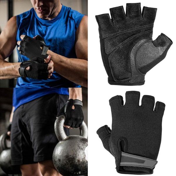 men cycling rowing weightlifting power grip half finger sports pair of black exercise gloves adults
men cycling rowing weightlifting power grip half finger sports pair of black exercise gloves adults