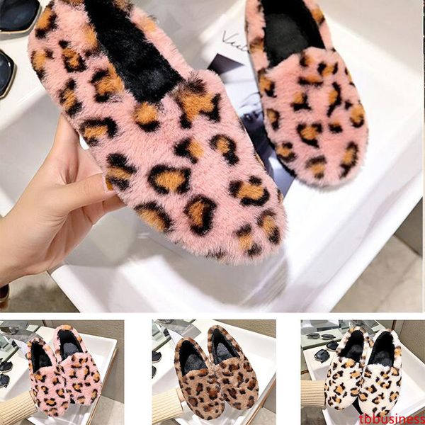 student casual lazy fur shoes women's low round head flat leopard plus velvet cotton shoes winter home wear
student casual lazy fur shoes women's low round head flat leopard plus velvet cotton shoes winter home wear