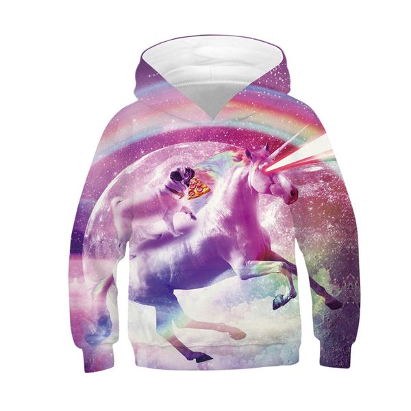 children rainbow colorful galaxy pug dog pizza digital print boy/girl hoodies printing unicorn 3d sweatshirt kids pullovers, Black
children rainbow colorful galaxy pug dog pizza digital print boy/girl hoodies printing unicorn 3d sweatshirt kids pullovers, Black