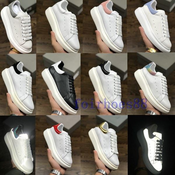 designer shoes trainers reflective 3m white leather platform sneakers womens mens flat casual party wedding shoes suede sports sneakers, Black
designer shoes trainers reflective 3m white leather platform sneakers womens mens flat casual party wedding shoes suede sports sneakers, Black