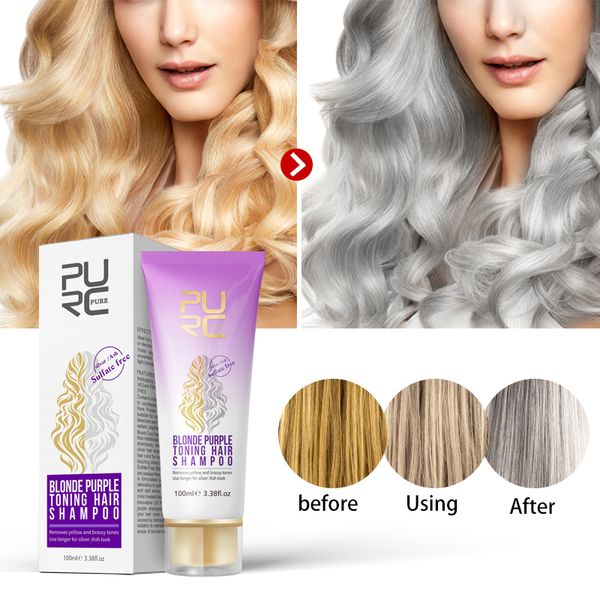 purc 100ml purple hair profesional treatment shampoo removes yellow and brassy tones for silver ash look purple hair shampoo
purc 100ml purple hair profesional treatment shampoo removes yellow and brassy tones for silver ash look purple hair shampoo