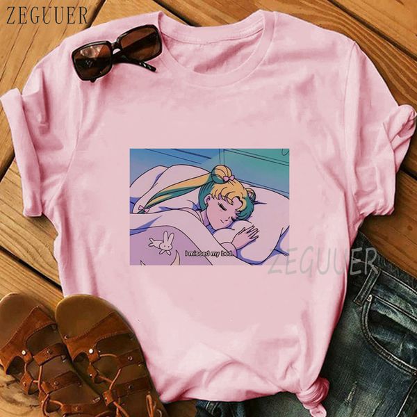 sailor moon missed my bed pink&white summer t shirt anime japanese vogue harajuku tshirt aesthetic women t-shirt camiseta mujer
sailor moon missed my bed pink&white summer t shirt anime japanese vogue harajuku tshirt aesthetic women t-shirt camiseta mujer