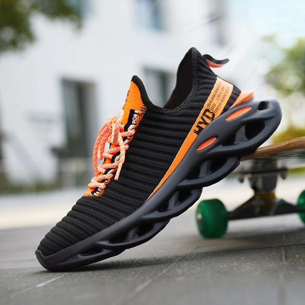 summer trend style men's casual shoes 2019 new fashion breathable mesh light personality sneakers flying weaving tenis masculino, Black
summer trend style men's casual shoes 2019 new fashion breathable mesh light personality sneakers flying weaving tenis masculino, Black