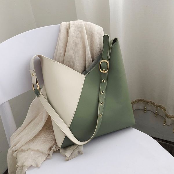2019 fashion contrast color bucket bag quality pu leather women's designer handbag leisure high capacity shoulder messenger bags
2019 fashion contrast color bucket bag quality pu leather women's designer handbag leisure high capacity shoulder messenger bags