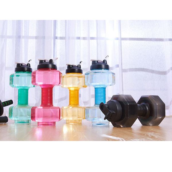 2.6l fitness dumbbells shaped water bottle juice drink travel sports kettle jug
2.6l fitness dumbbells shaped water bottle juice drink travel sports kettle jug