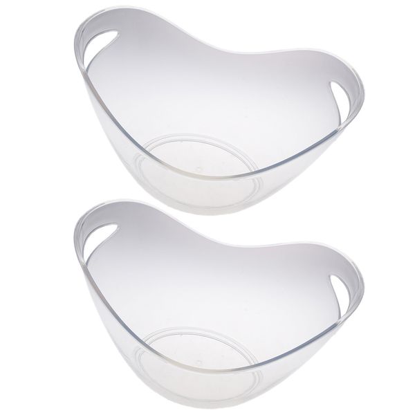 2pcs clear acrylic ice bucket wine cooler barware party champagne buckets 26x20cm
2pcs clear acrylic ice bucket wine cooler barware party champagne buckets 26x20cm