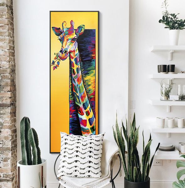 colored giraffe canvas poster minimalist art canvas painting animal wall picture print modern children living room decoration
colored giraffe canvas poster minimalist art canvas painting animal wall picture print modern children living room decoration
