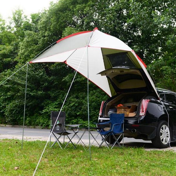 outdoor camping car tail tent waterproof portable fishing shelter camping skylight canopy car awning cover tent