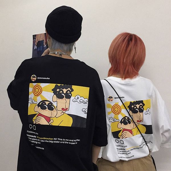 cute crayon shin chan t-shirt summer funny t shirt cartoon boys short sleeve summer clothing t-shirt kawaii tshirts streetwear, White;black
cute crayon shin chan t-shirt summer funny t shirt cartoon boys short sleeve summer clothing t-shirt kawaii tshirts streetwear, White;black