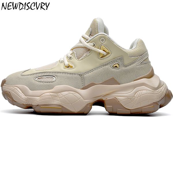 newdiscvry plus size 47 genuine leather chunky sneakers men women 2019 men's platform shoes fashion woman trainers man footwear, Black
newdiscvry plus size 47 genuine leather chunky sneakers men women 2019 men's platform shoes fashion woman trainers man footwear, Black