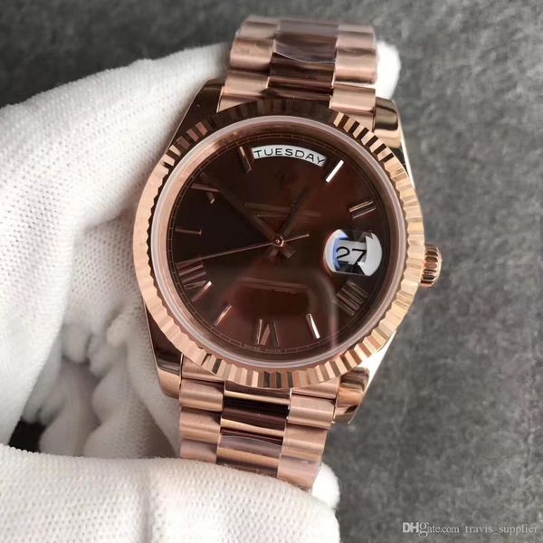 2019 18k rose gold original clasp mens watch day brown face president 116-719 automatic watches men 126454, Slivery;brown
2019 18k rose gold original clasp mens watch day brown face president 116-719 automatic watches men 126454, Slivery;brown