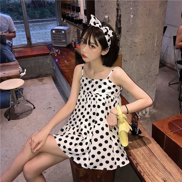 ulzzang fashion brand sweet ruffles polka dot tanks camis off shoulder women's clothing korean style women summer new hot, White
ulzzang fashion brand sweet ruffles polka dot tanks camis off shoulder women's clothing korean style women summer new hot, White