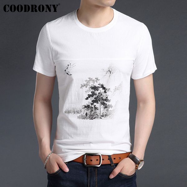 coodrony 2019 summer chinese style painting t shirt men soft cotton linen short sleeve t-shirt men o-neck tee shirt homme s95030, White;black
coodrony 2019 summer chinese style painting t shirt men soft cotton linen short sleeve t-shirt men o-neck tee shirt homme s95030, White;black