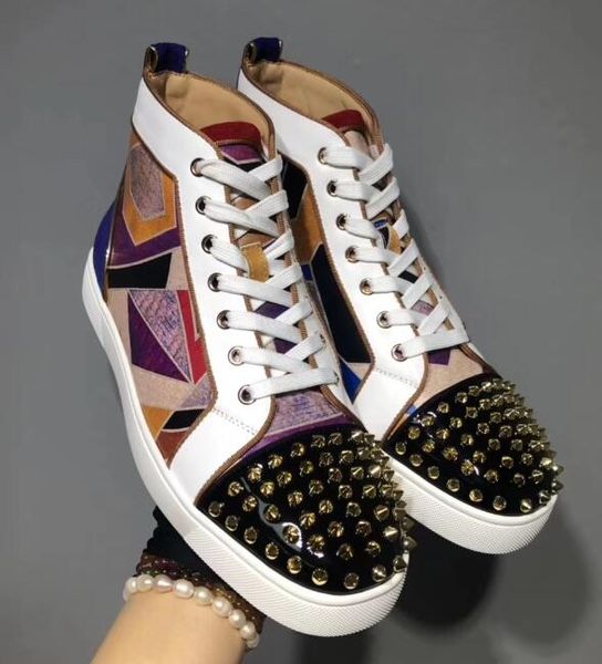 new designer sneakers c165 studded shoes shoes party flats luxurys red women wedding men leather crystal casual bottoms 35-47 spi gvebr, Brown;gray
new designer sneakers c165 studded shoes shoes party flats luxurys red women wedding men leather crystal casual bottoms 35-47 spi gvebr, Brown;gray