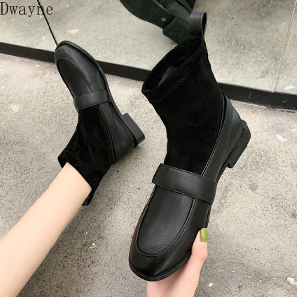 2020 early spring new boots womens british style plus velvet thick heel high heel stretch boots women short fashion, Black
2020 early spring new boots womens british style plus velvet thick heel high heel stretch boots women short fashion, Black
