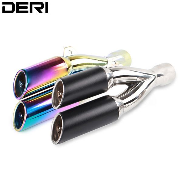 deri universal motorcycle muffler exhaust pipe stainless steel modified with db killer double hole exhaust motor accessories
deri universal motorcycle muffler exhaust pipe stainless steel modified with db killer double hole exhaust motor accessories