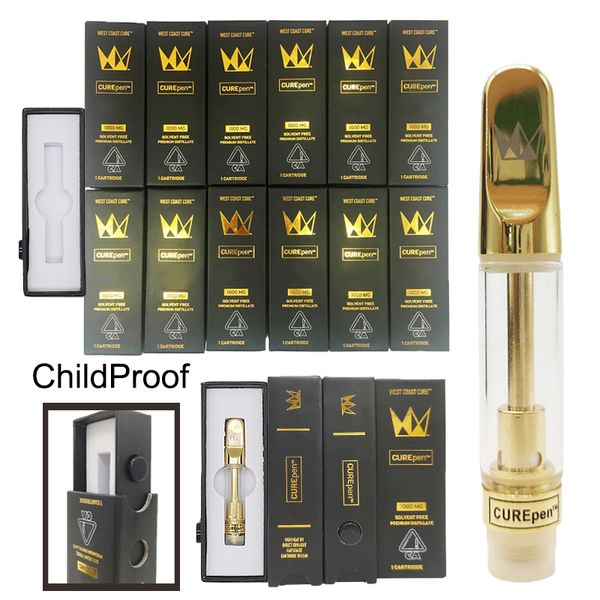 West Coast Cure Pen Carts Vape Cartridges Packaging 1ml 0.8ml Glass Tank Vaporizer Pen Cartridge Childproof Box Empty Thick Oil Carts ecig
West Coast Cure Pen Carts Vape Cartridges Packaging 1ml 0.8ml Glass Tank Vaporizer Pen Cartridge Childproof Box Empty Thick Oil Carts ecig