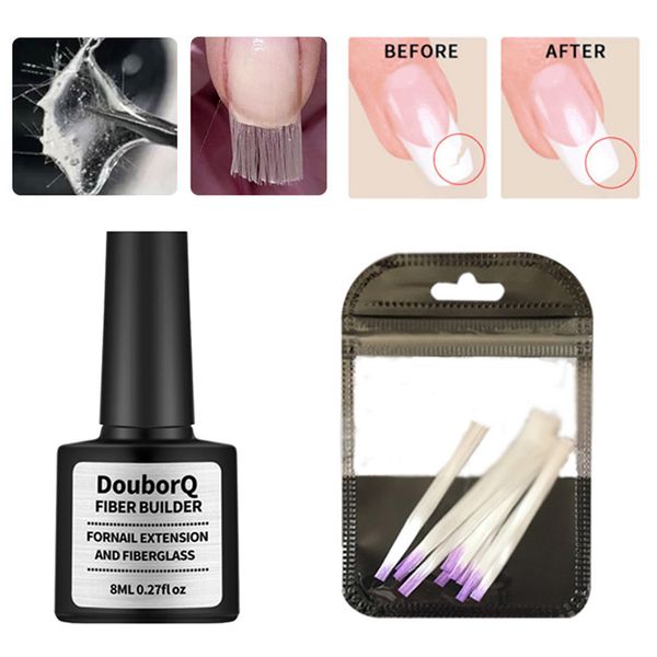 fiber gel for nail extension fiberglass set strong adhesion home salon manicure tool uv builder gel nails nail fiber quick, Red;pink
fiber gel for nail extension fiberglass set strong adhesion home salon manicure tool uv builder gel nails nail fiber quick, Red;pink