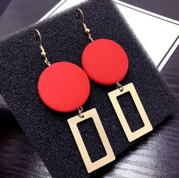 2019 new fashion diy wooden round earrings jewelry long section earrings geometric rectangle earrings for women gifts gb992, Silver
2019 new fashion diy wooden round earrings jewelry long section earrings geometric rectangle earrings for women gifts gb992, Silver