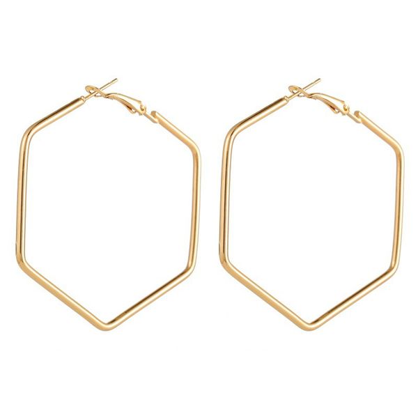 панк мода ювелирные изделия гладкая шестигранной luxury big hoop серьги для женщин lady большой геометрическая hollow statement loop серьга, Golden;silver
панк мода ювелирные изделия гладкая шестигранной luxury big hoop серьги для женщин lady большой геометрическая hollow statement loop серьга, Golden;silver