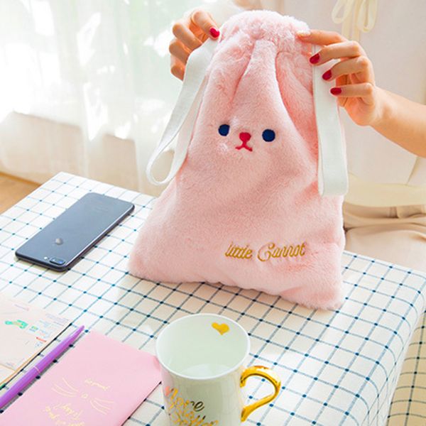 cute cosmetic bag cartoon plush dog girl mini bag travel pouch drawstring makeup tools organizer j9
cute cosmetic bag cartoon plush dog girl mini bag travel pouch drawstring makeup tools organizer j9